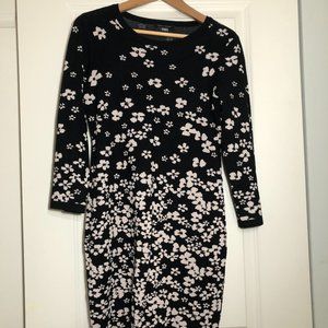Tommy Hilfiger Fitted Flower Print Dress